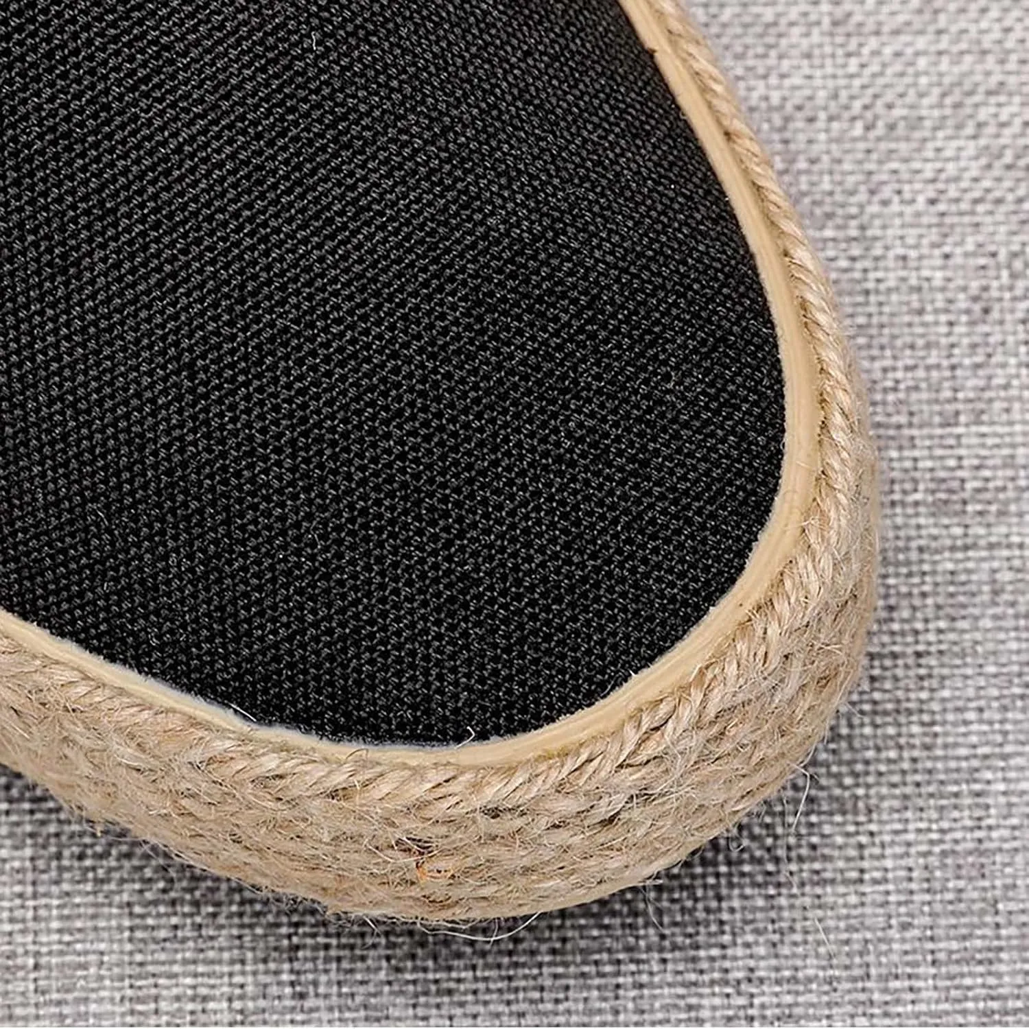 Mens Slip On Sneakers Comfortable Wide Width Espadrilles Breathable Casual Sneakers Lightweight Canvas Sport Shoes Flat Walking Shoes