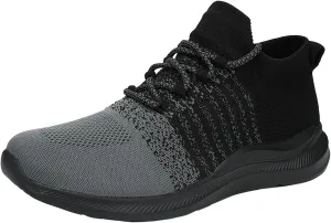 Men's Slip on Walking Shoes Comfort Memory Foam Breathable Lightweight Fashion Sneakers Non Slip Arch Support Vacation Training Gym Shoes Wide Width