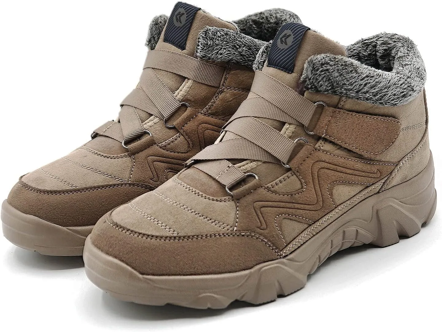 Men's Slip On Walking Sneakers Comfortable Hiking Fashion high top Boots