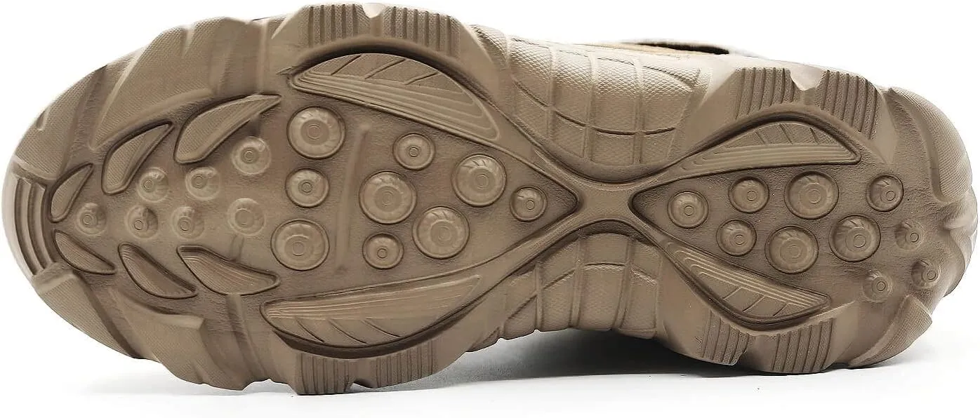 Men's Slip On Walking Sneakers Comfortable Hiking Fashion high top Boots