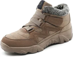Men's Slip On Walking Sneakers Comfortable Hiking Fashion high top Boots