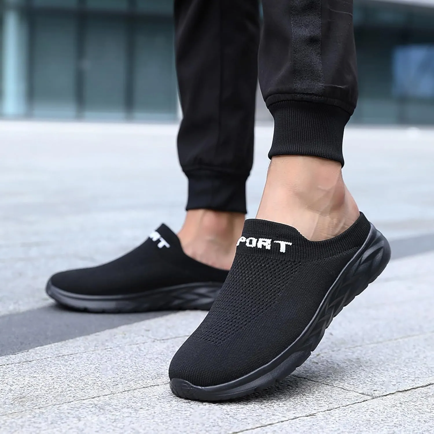 Mens Slippers with Arch Support Casual Mules Non Slip Work Shoes Women Food Service Casual Dress Shoes Platform Sneakers Steel Toe Tennis Shoe Trainers Shoe