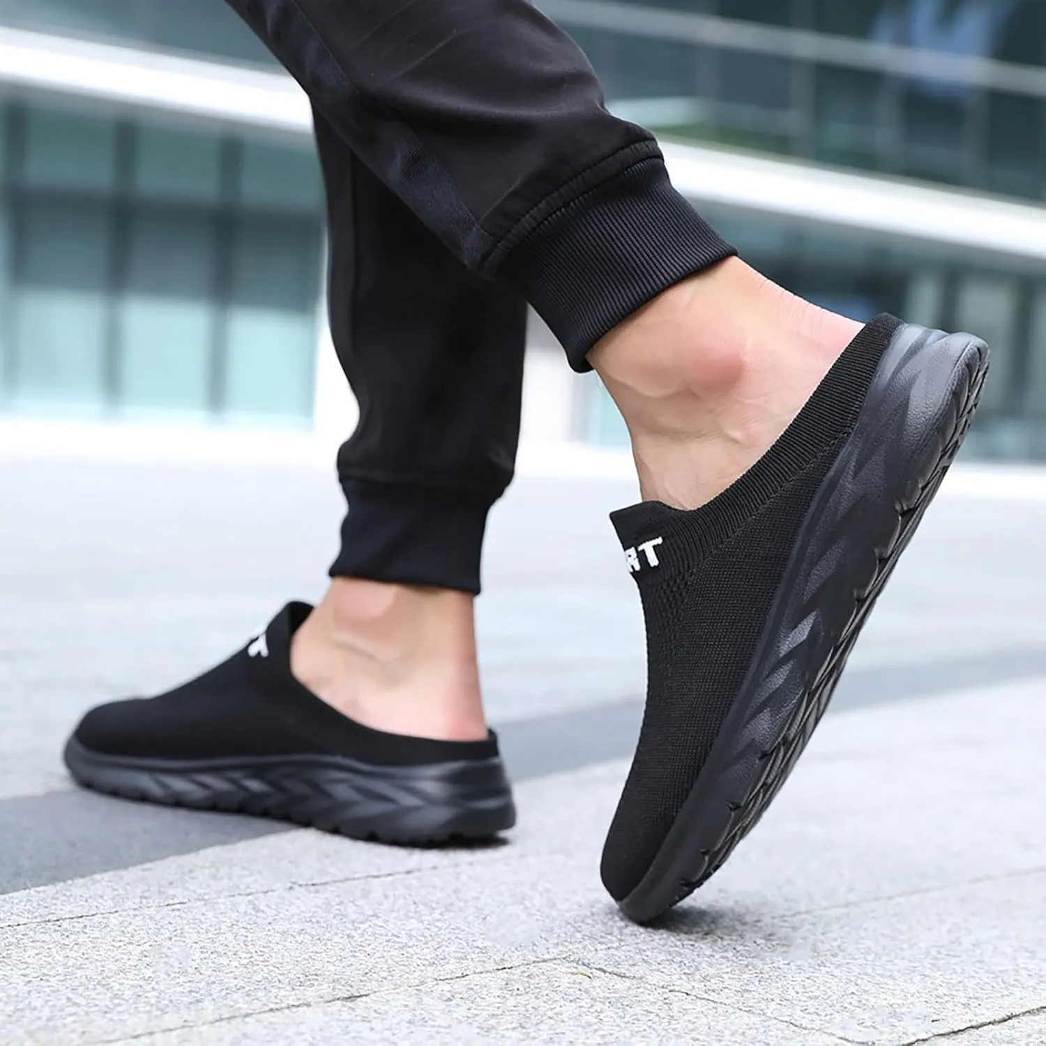 Mens Slippers with Arch Support Casual Mules Non Slip Work Shoes Women Food Service Casual Dress Shoes Platform Sneakers Steel Toe Tennis Shoe Trainers Shoe