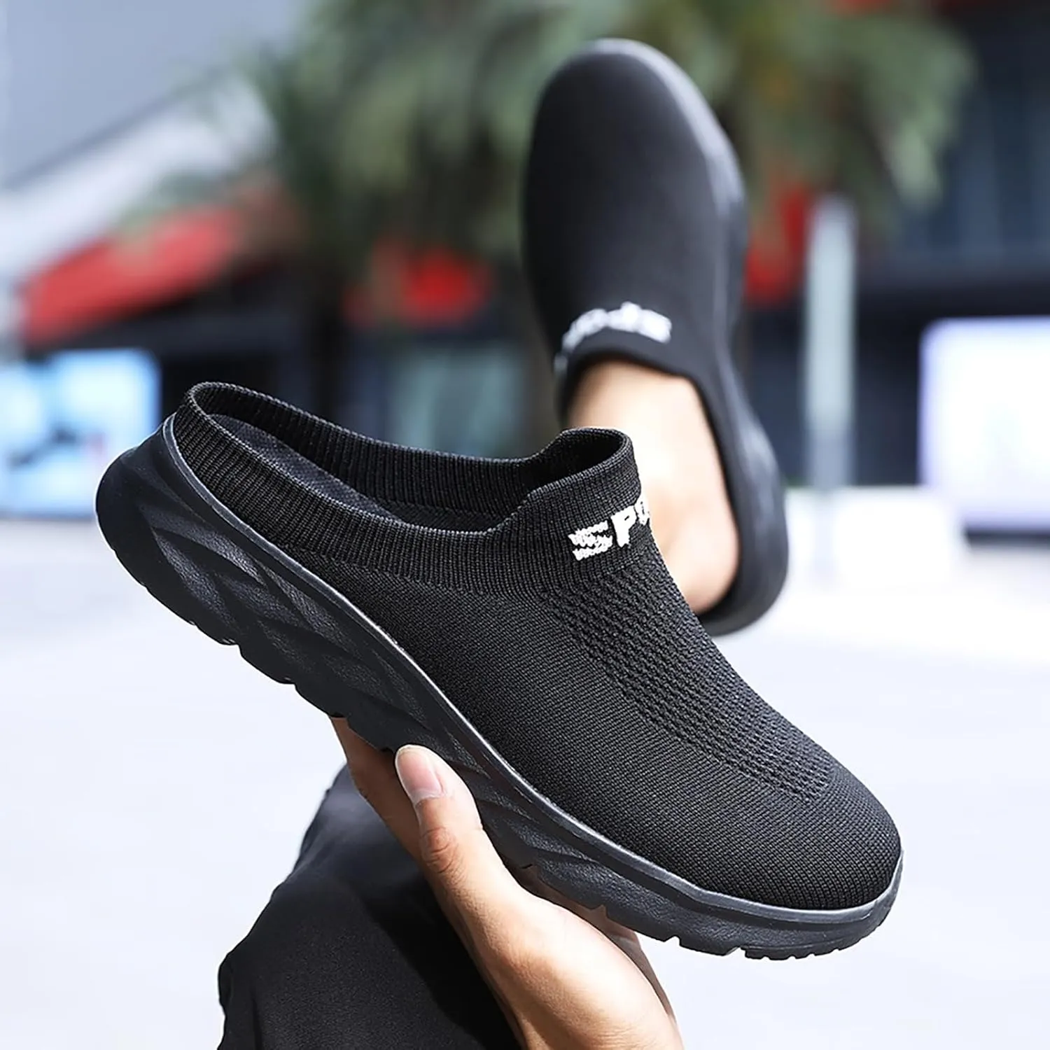 Mens Slippers with Arch Support Casual Mules Non Slip Work Shoes Women Food Service Casual Dress Shoes Platform Sneakers Steel Toe Tennis Shoe Trainers Shoe