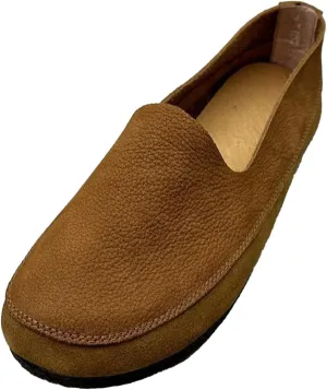 Mens Soft Walking Shoes Genuine Leather Casual Slip on Loafers Comfortable Driving Shoes