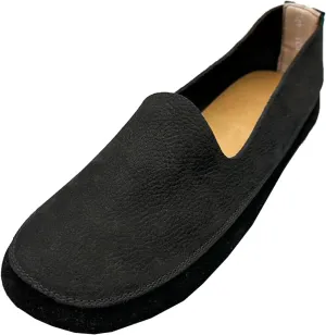 Mens Soft Walking Shoes Genuine Leather Casual Slip on Loafers Comfortable Driving Shoes