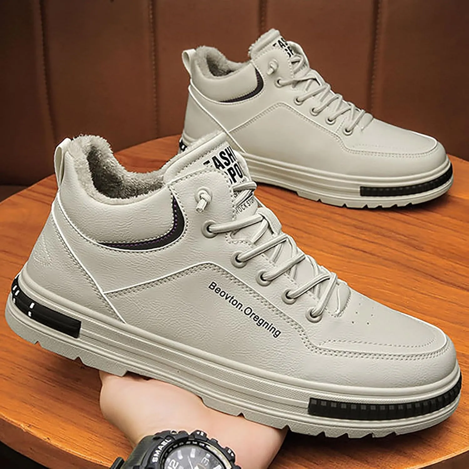 Mens Walking Shoes Volleyball Shoes Men Men's Sneaker Lightweight Breathable Mesh Slide Shoe Brown Shoes for Men