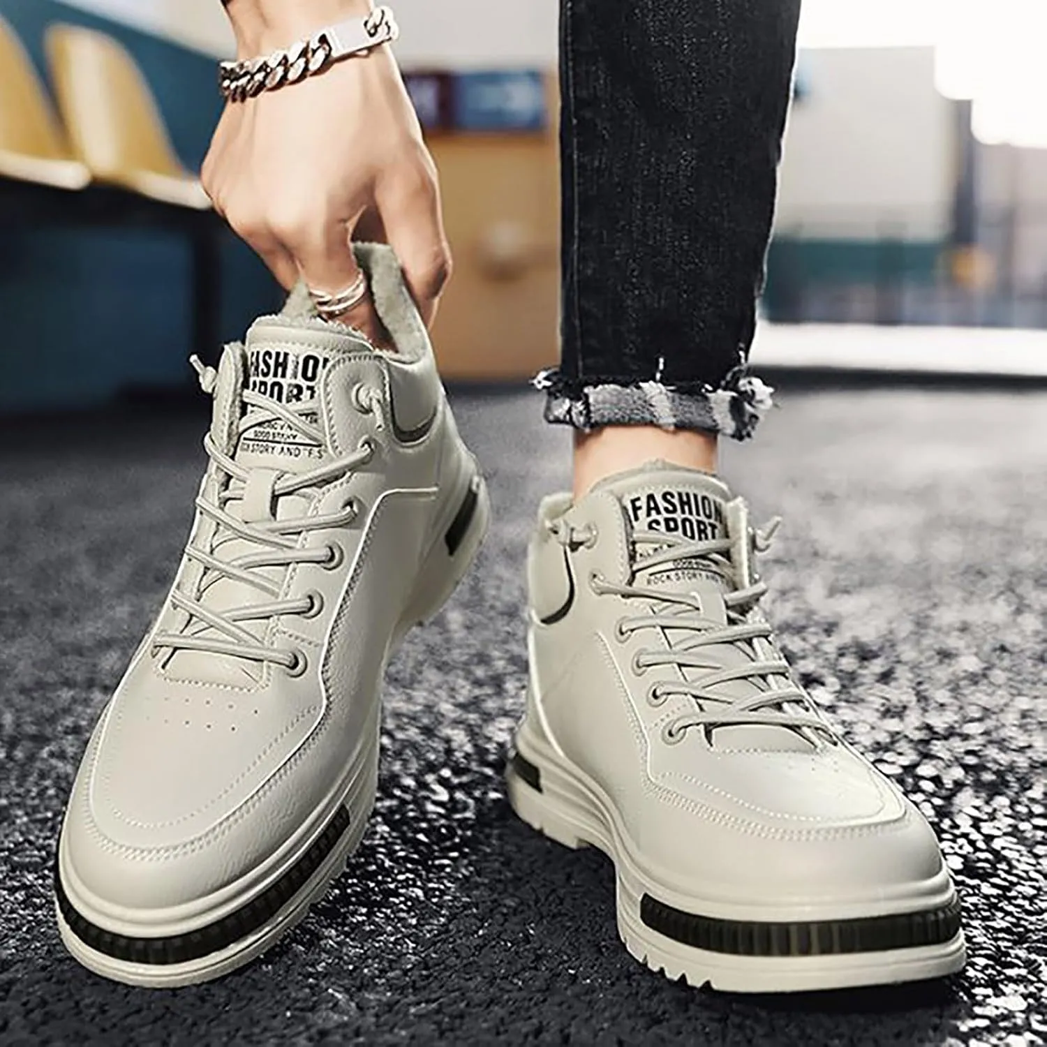 Mens Walking Shoes Volleyball Shoes Men Men's Sneaker Lightweight Breathable Mesh Slide Shoe Brown Shoes for Men