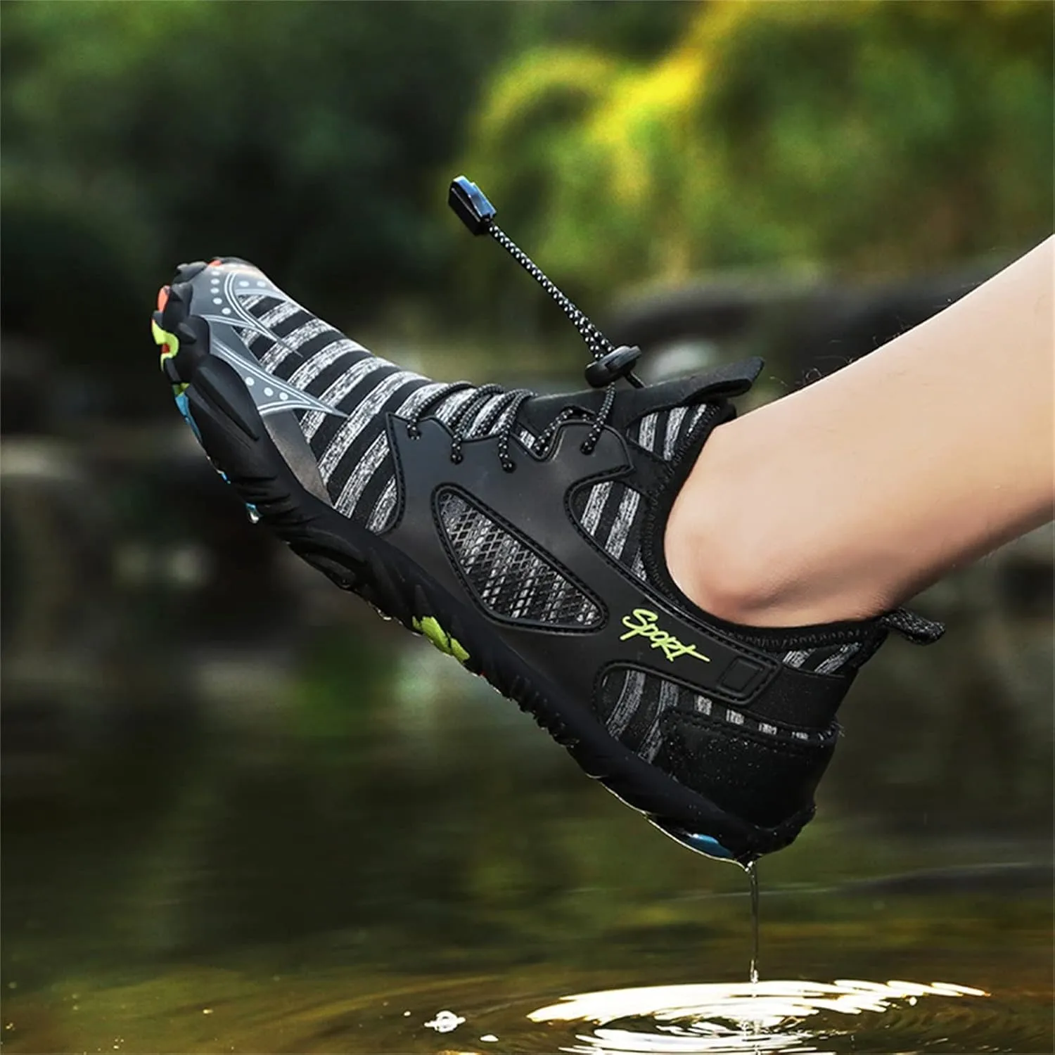Mens Water Shoes Wide Barefoot Aqua Socks Quick Dry Water Shoes Barefoot Quick Dry Shoes Quick Dry Water Sports Barefoot Shoes for Pool Beach Surf Walking Water Park