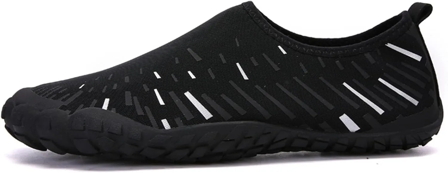 Mens Womens Water Shoes Barefoot Quick Dry Aqua Beach Swim Pool Shoes Lightweight Non Slip Outdoor Sports Hiking Surf Yoga Footwear