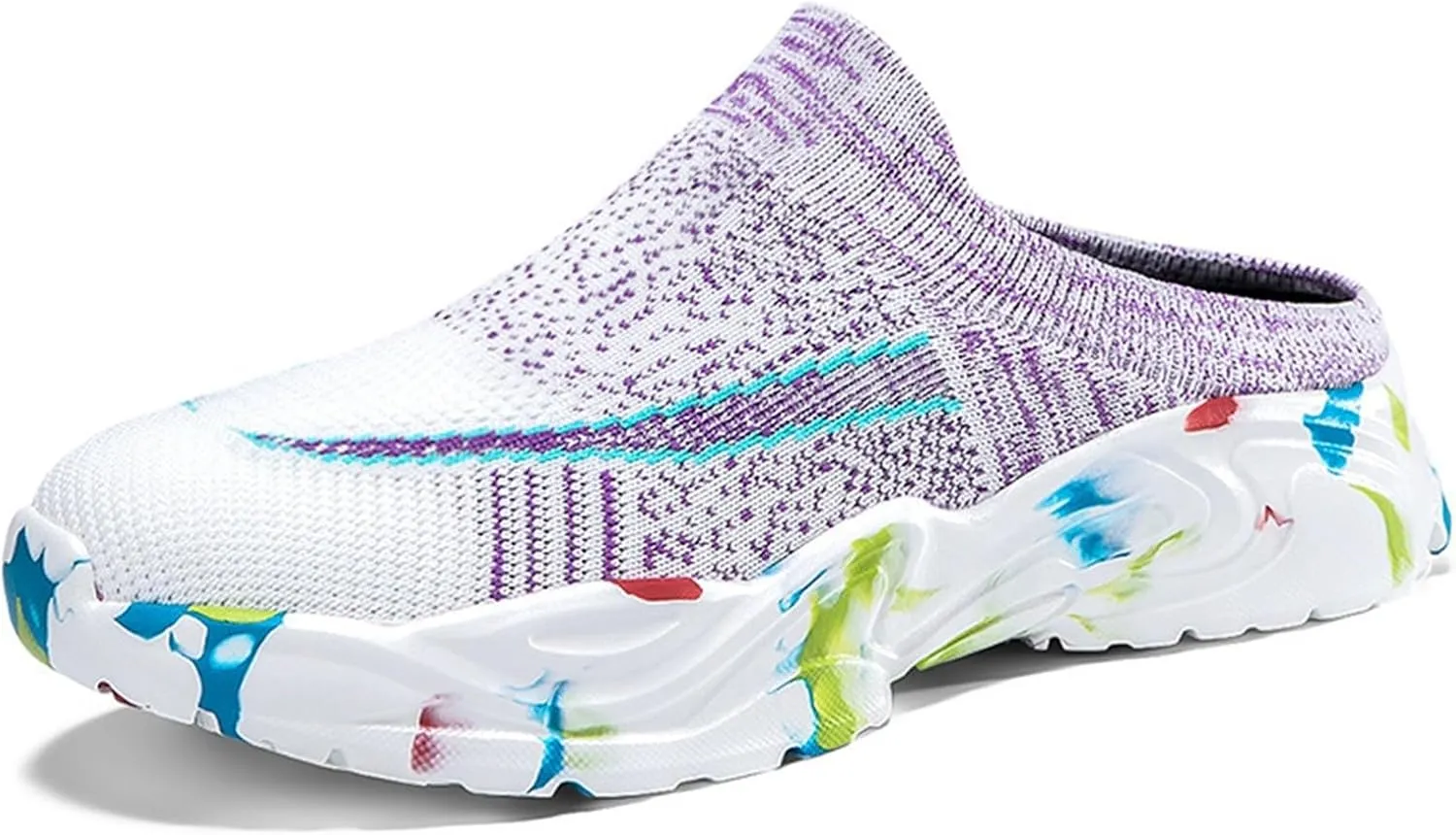 Mules for Women 2025 Backless Walking Sneakers Womens Running Shoes Casual Women Casual Shoes White Sneakers White Tennis Shoe Cross Trainer Shoe