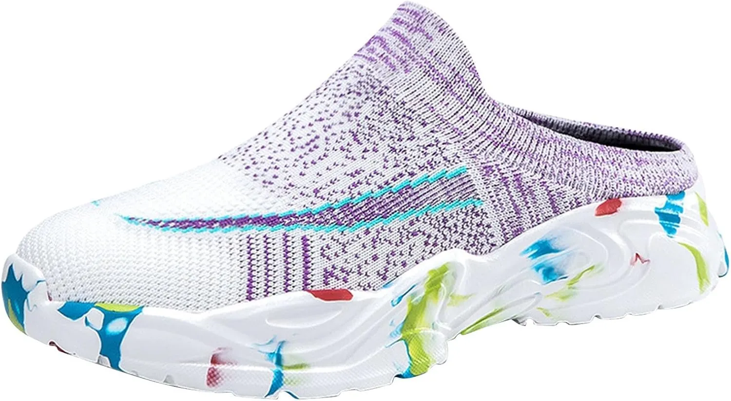 Mules for Women 2025 Backless Walking Sneakers Womens Running Shoes Casual Women Casual Shoes White Sneakers White Tennis Shoe Cross Trainer Shoe