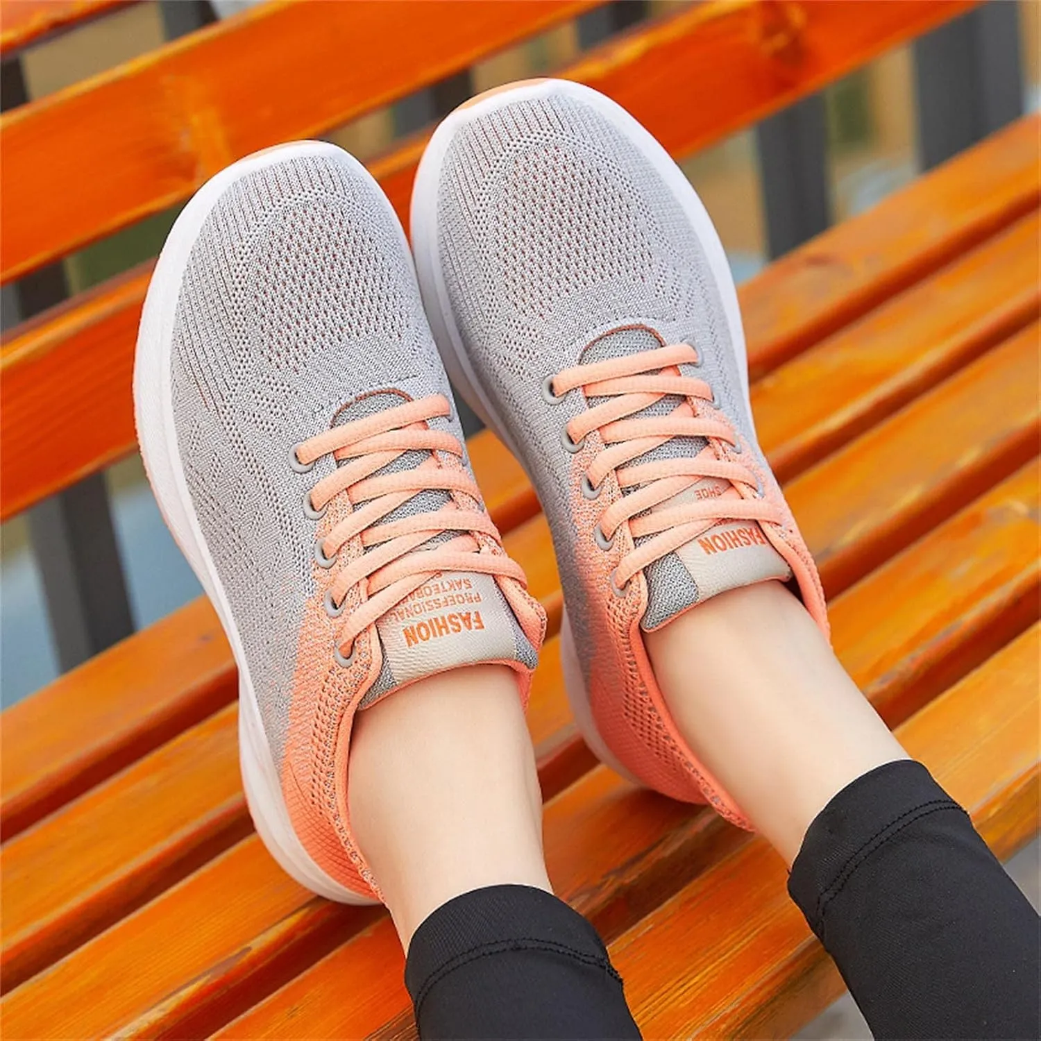 Mules for Women Flats Women's Fashion Sneakers Women Running Shoes Round Toe Flats Comfortable Men's Loafers & Slip-Ons Platform Sneakers for Women Black