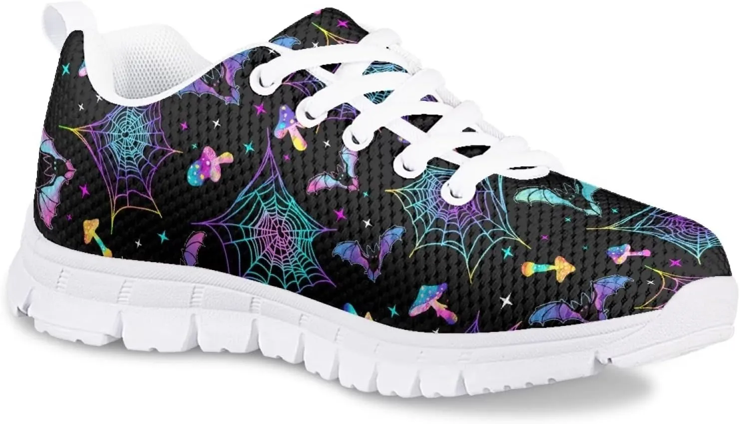 Mumeson Kid's Mesh Sneakers,Breathable Mesh Sneaker Lace Up Trainers Running Shoes 28-36