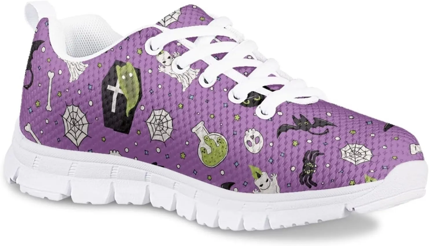 Mumeson Kid's Mesh Sneakers,Breathable Mesh Sneaker Lace Up Trainers Running Shoes 28-36