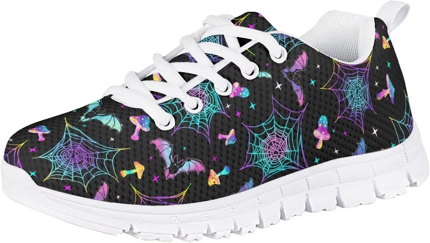Mumeson Kid's Mesh Sneakers,Breathable Mesh Sneaker Lace Up Trainers Running Shoes 28-36