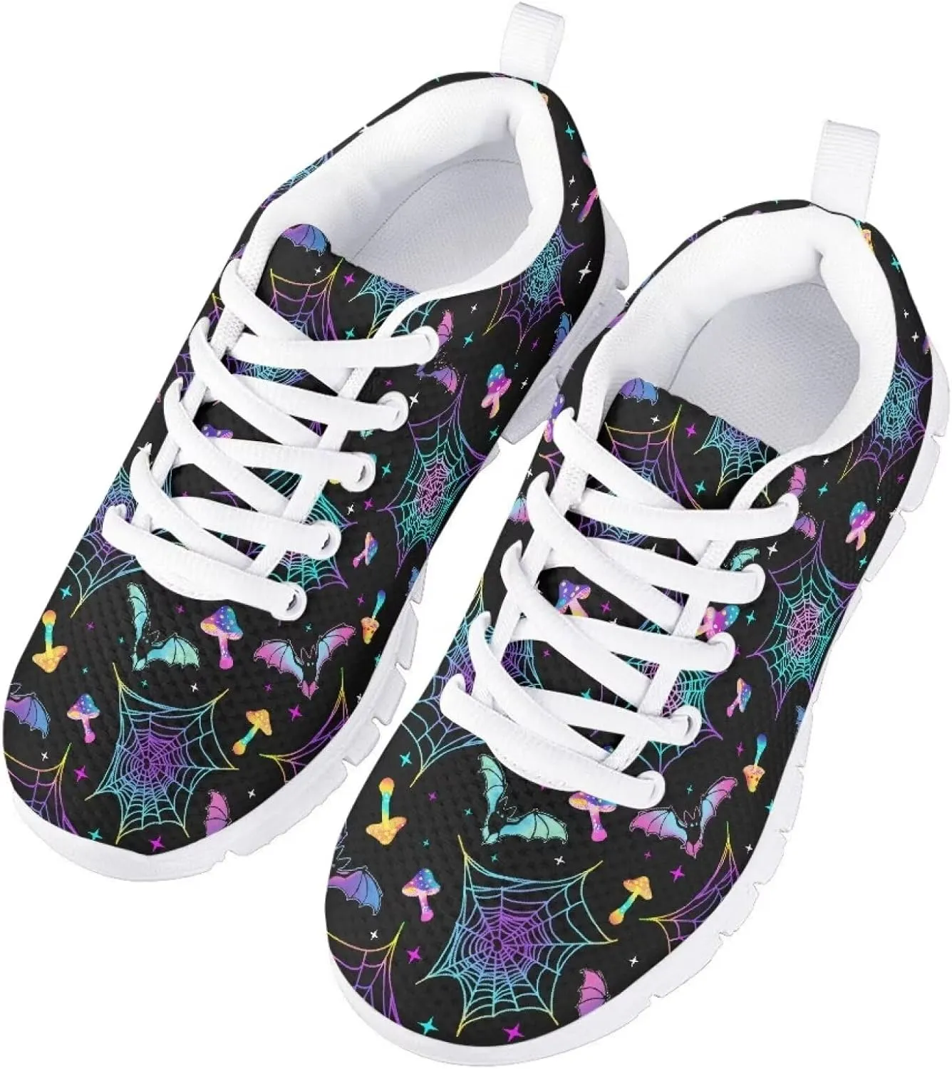 Mumeson Kid's Mesh Sneakers,Breathable Mesh Sneaker Lace Up Trainers Running Shoes 28-36