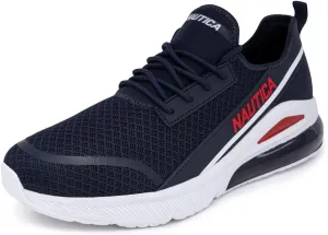 Nautica Men's Sneakers - Air Cushion Lace-Up Running Shoe - Lightweight and Comfortable Athletic Footwear for Everyday Wear and Fitness Training