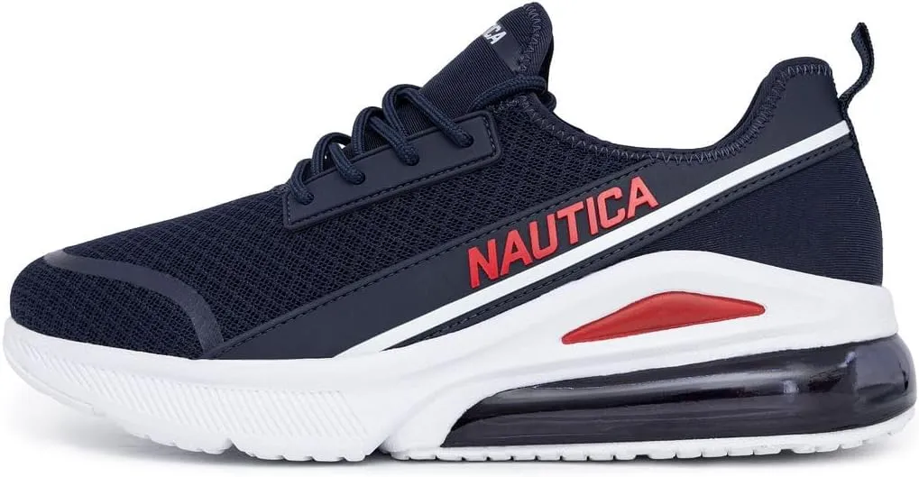 Nautica Men's Sneakers - Air Cushion Lace-Up Running Shoe - Lightweight and Comfortable Athletic Footwear for Everyday Wear and Fitness Training