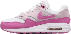 Nike Air Max 1 Big Kids' Shoes (FZ3559-100, White/Pink Foam/Playful Pink)
