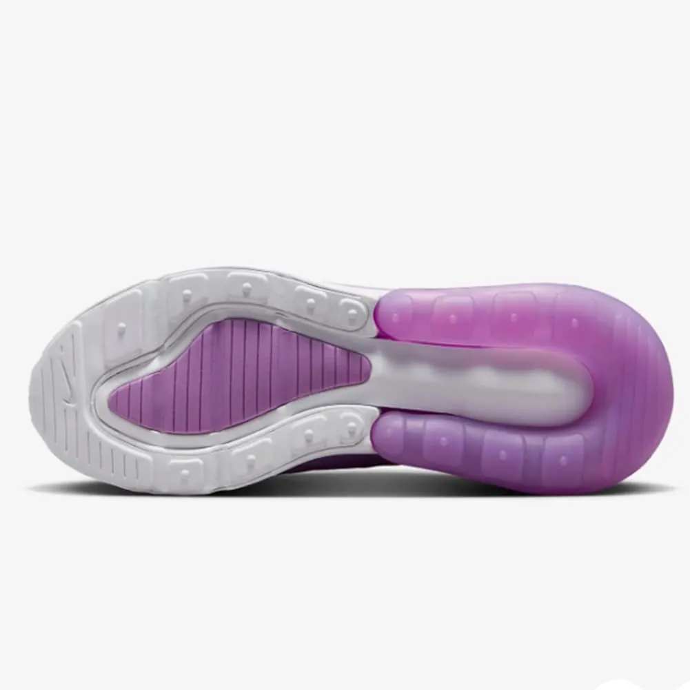 Nike Air Max 270 Big Kids' Shoes (FZ4116-100, White/Pink Foam/Playful Pink)