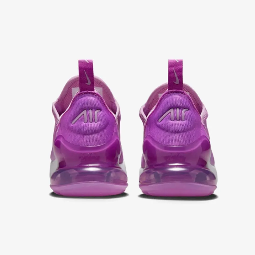 Nike Air Max 270 Big Kids' Shoes (FZ4116-100, White/Pink Foam/Playful Pink)
