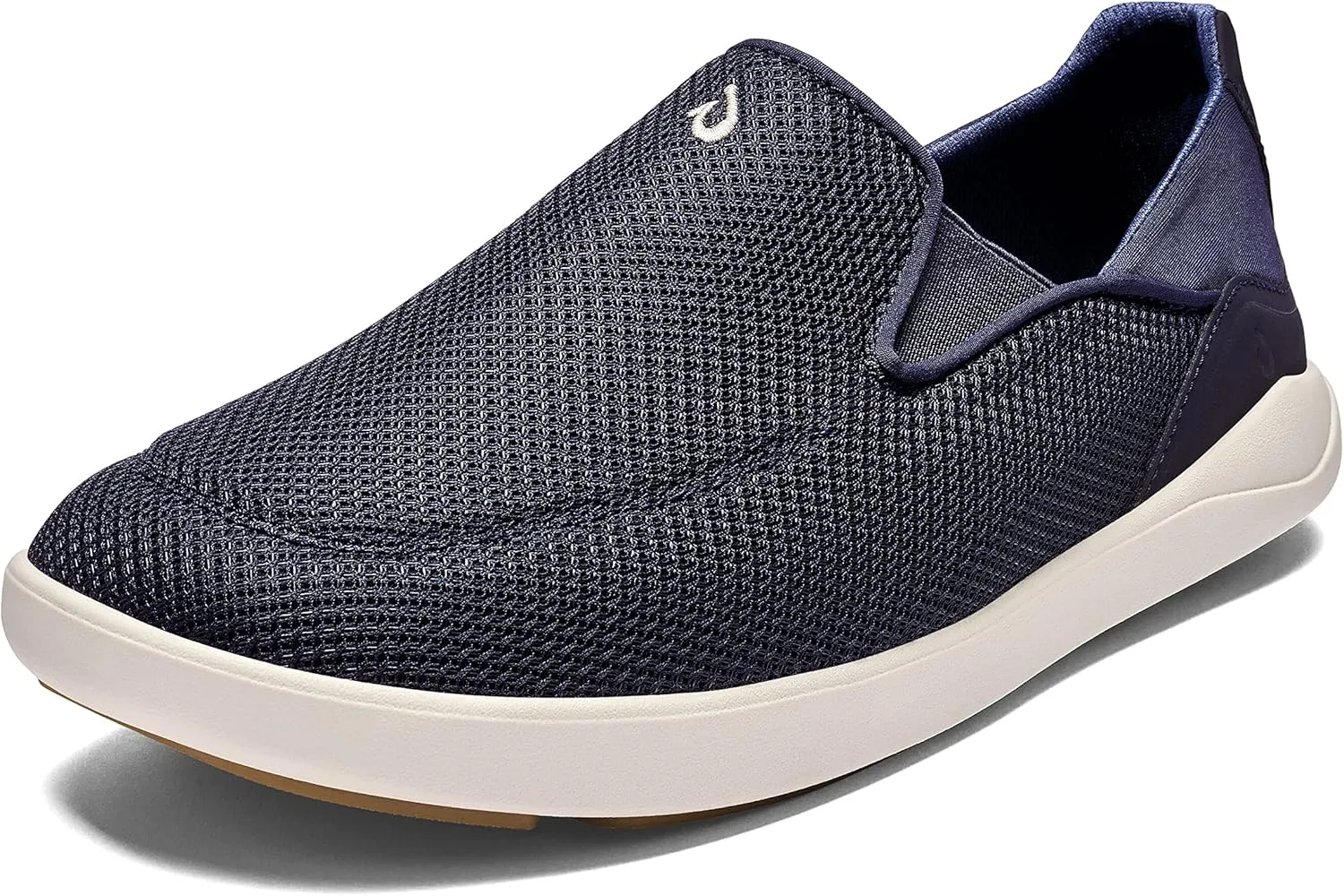 OLUKAI Nohea Pae Men's Slip On Sneakers, Lightweight Barefoot Feel & Breathable All-Weather Shoes, Drop-in Heel & Comfort Fit