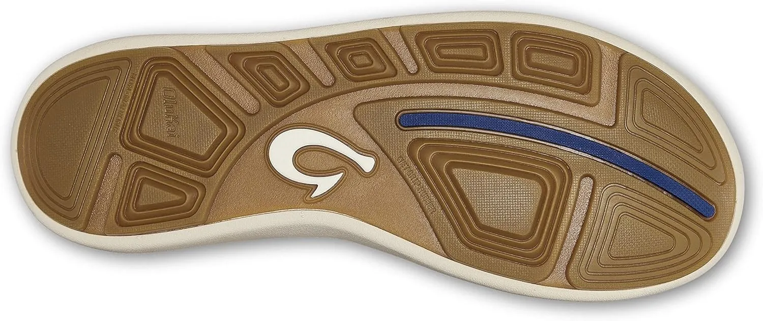 OLUKAI Nohea Pae Men's Slip On Sneakers, Lightweight Barefoot Feel & Breathable All-Weather Shoes, Drop-in Heel & Comfort Fit