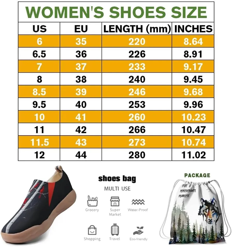 Onehorse Women's Color Travel Shoes Slip-Ons Lightweight Flats Sneakers Walking Casual Loafers