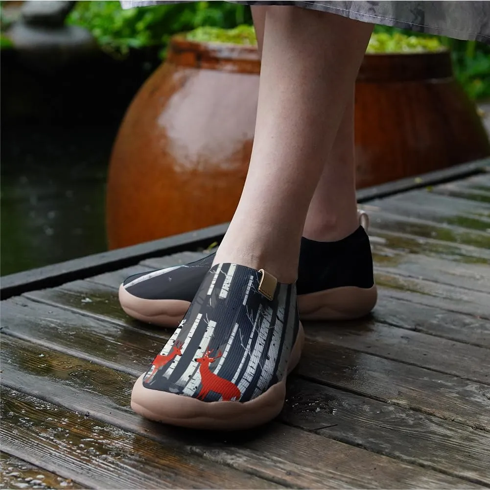 Onehorse Women's Color Travel Shoes Slip-Ons Lightweight Flats Sneakers Walking Casual Loafers