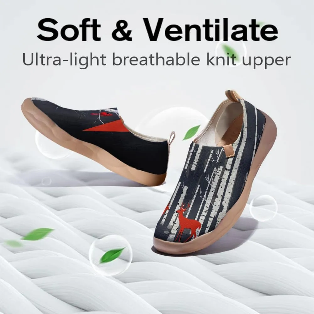 Onehorse Women's Color Travel Shoes Slip-Ons Lightweight Flats Sneakers Walking Casual Loafers