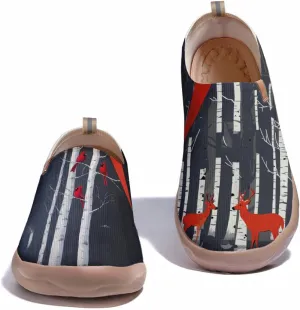 Onehorse Women's Color Travel Shoes Slip-Ons Lightweight Flats Sneakers Walking Casual Loafers