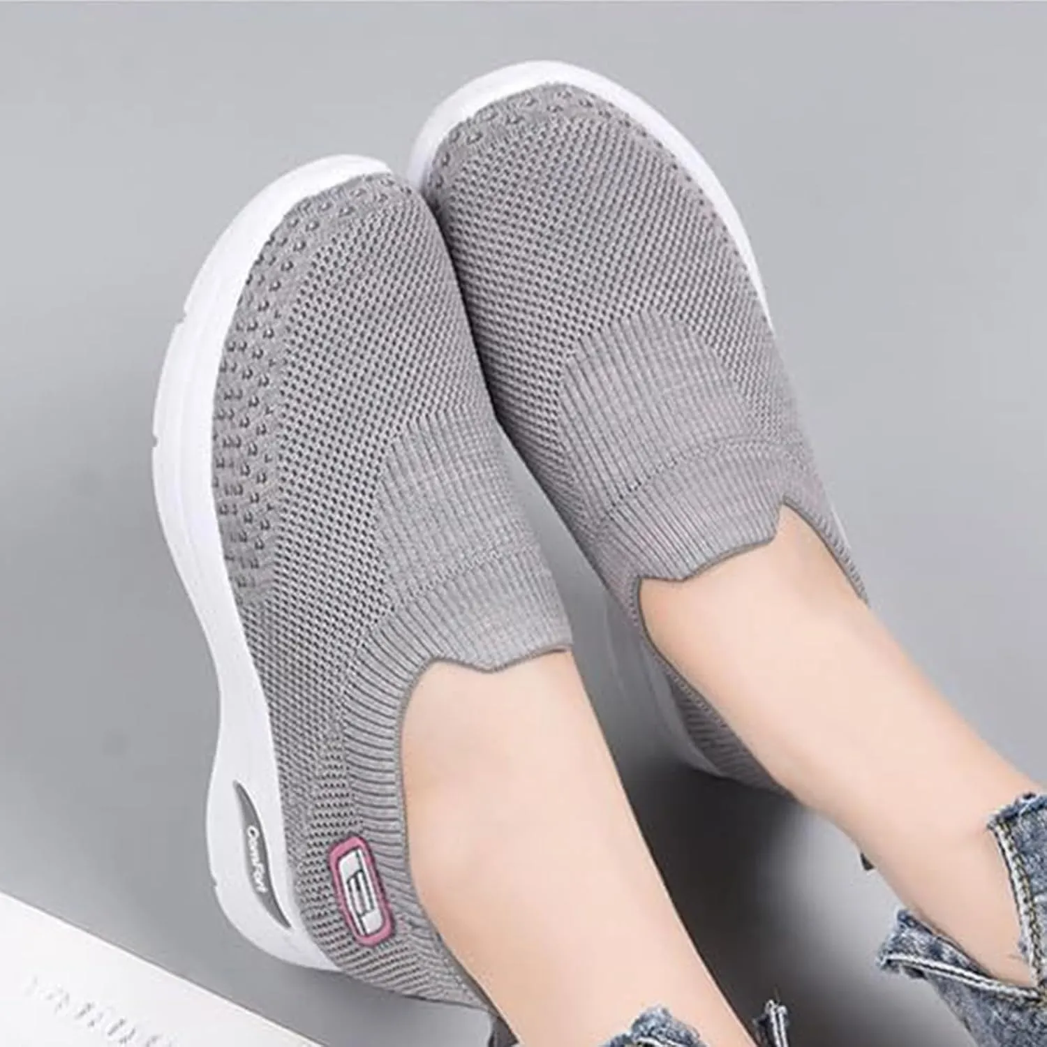 Orthopedic Shoes for Women, Breathable Soft Shoes, Canvas Sneakers Women, Comfort Wear Orthowear Shoe, Nurse Babe Shoe Tennis Sneakers Mesh Casual Comfortable Footwear for Walking 2025