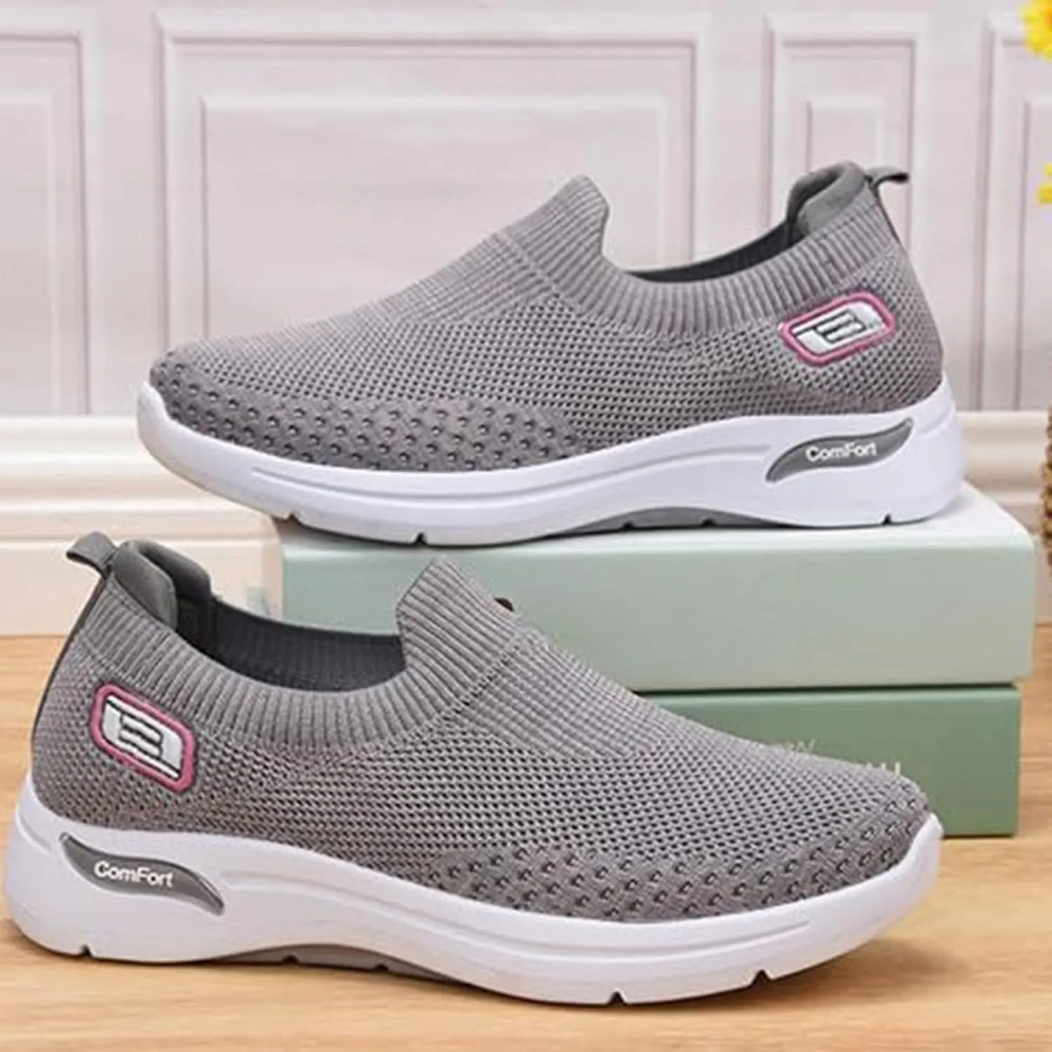 Orthopedic Shoes for Women, Breathable Soft Shoes, Canvas Sneakers Women, Comfort Wear Orthowear Shoe, Nurse Babe Shoe Tennis Sneakers Mesh Casual Comfortable Footwear for Walking 2025
