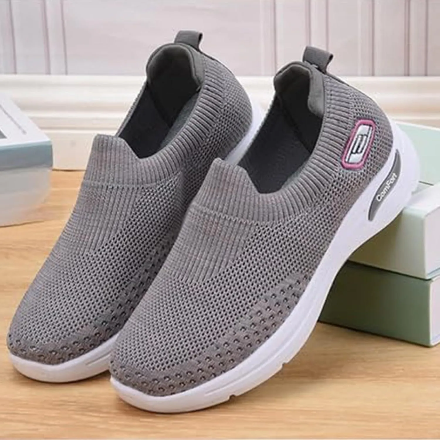 Orthopedic Shoes for Women, Breathable Soft Shoes, Canvas Sneakers Women, Comfort Wear Orthowear Shoe, Nurse Babe Shoe Tennis Sneakers Mesh Casual Comfortable Footwear for Walking 2025