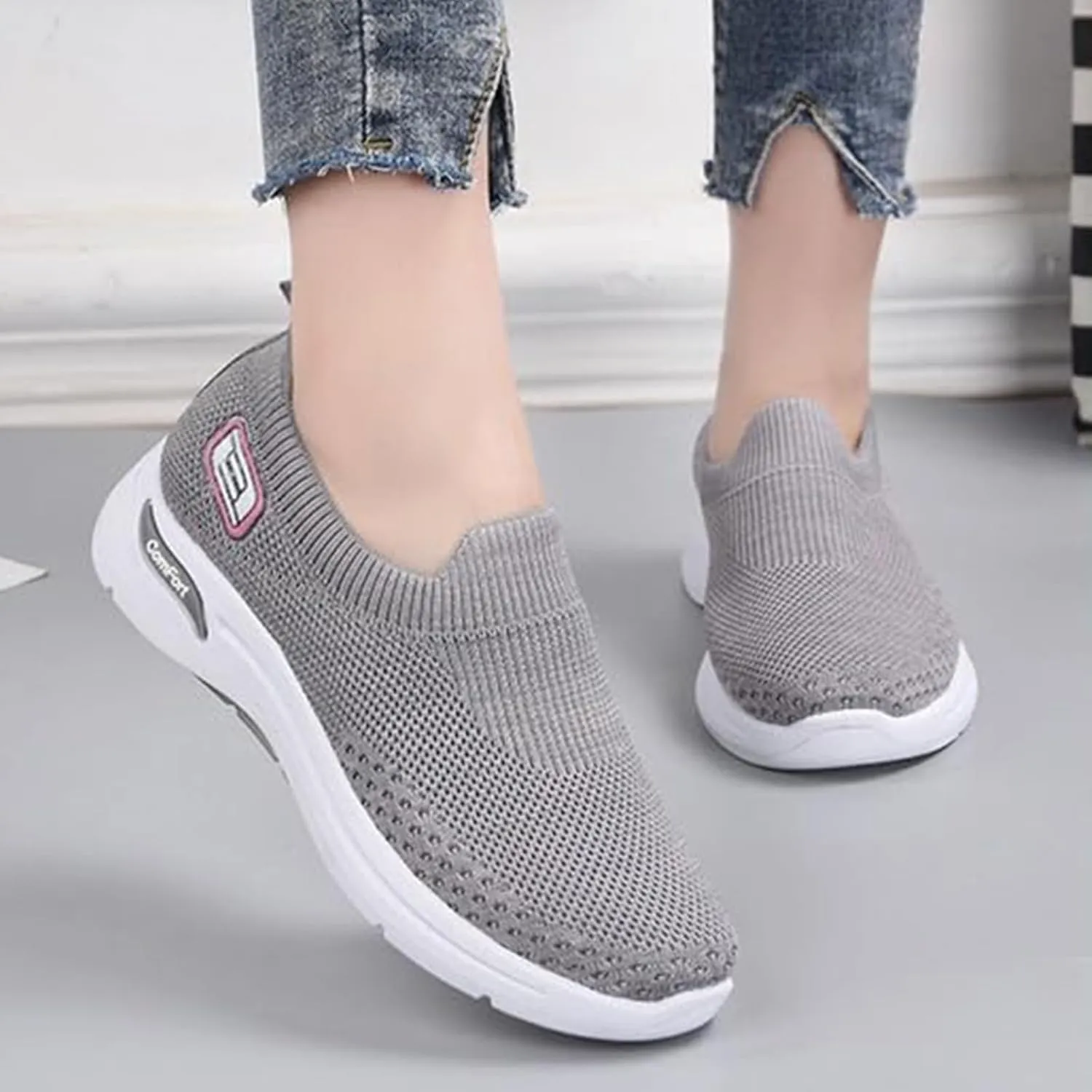 Orthopedic Shoes for Women, Breathable Soft Shoes, Canvas Sneakers Women, Comfort Wear Orthowear Shoe, Nurse Babe Shoe Tennis Sneakers Mesh Casual Comfortable Footwear for Walking 2025