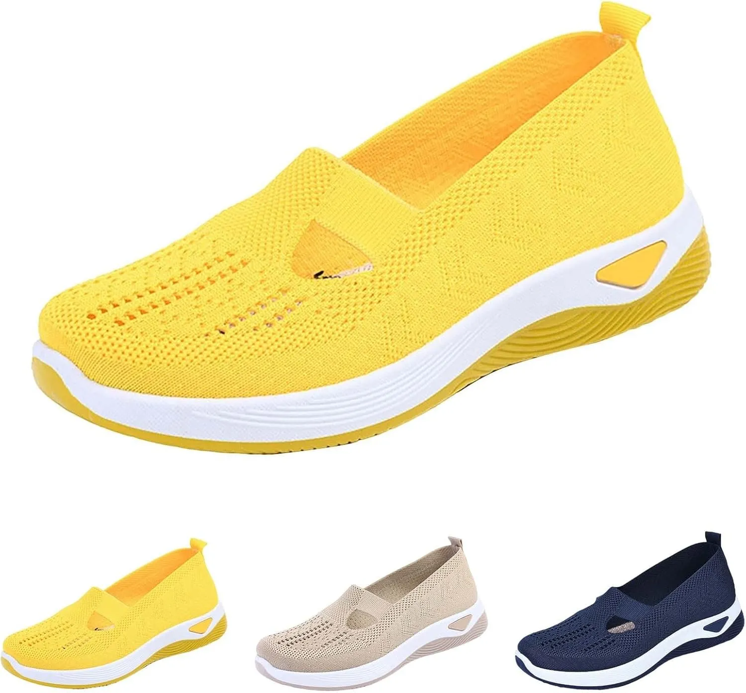 Orthopedic Shoes for Women Woven Orthopedic Mens Running Shoes High Top Men's Shoes Casual White Platform Sneakers Slip On Tennis Shoe Cross Trainer Shoe