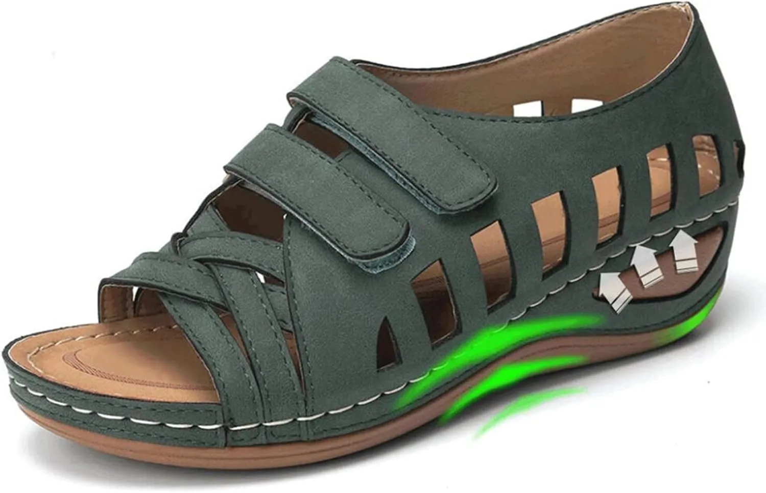 Orthotic Sandals for Women with Arch Support Flip Flops Beach Wedge Sandal Dressy Summer Arch Support Shoes for Woman Wedge Shoes Slip On Dressy Sandalia Ortopedica De Mujer