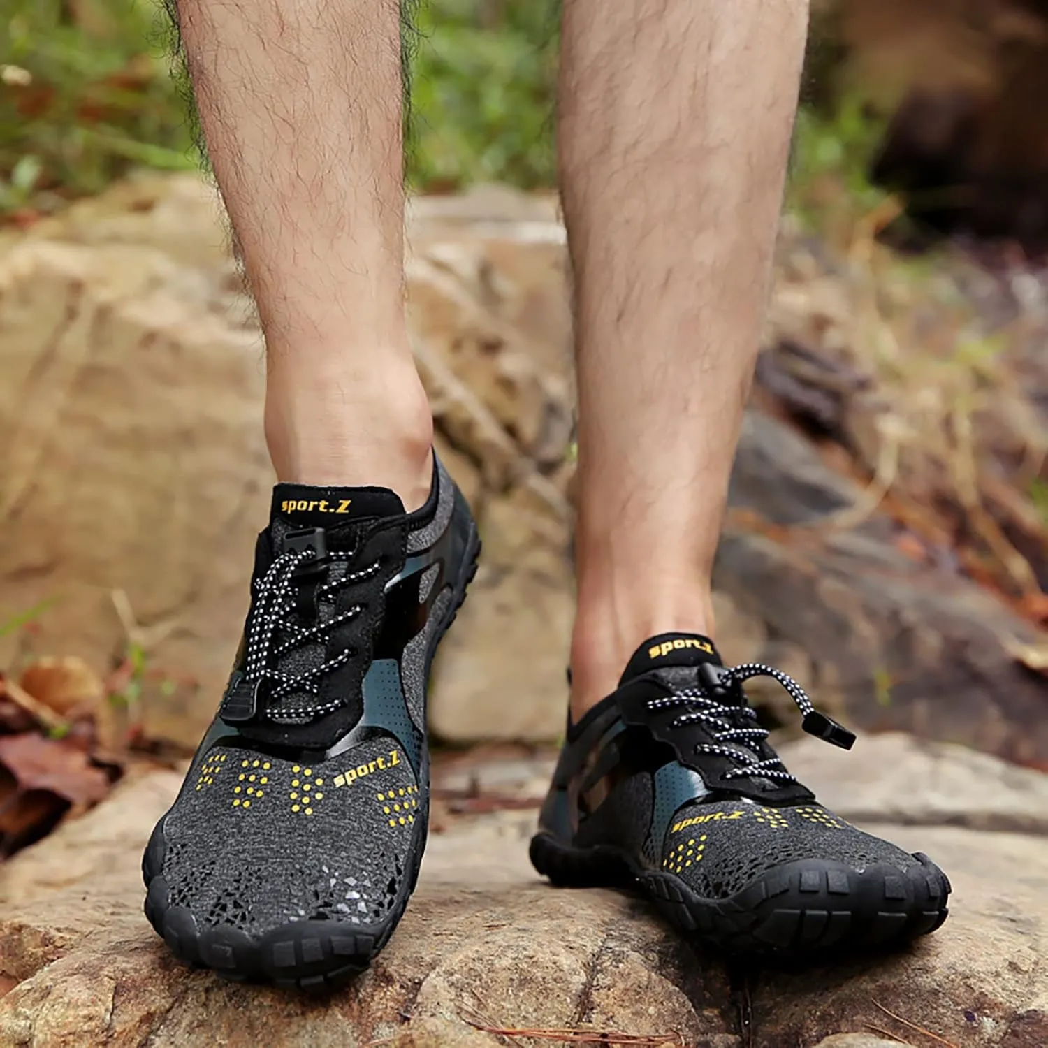 Outdoor Couple Women Men Mountaineering Casual Sport Shoes Strap Beach Running Breathable Soft Bottom Sneaker Laces Mens
