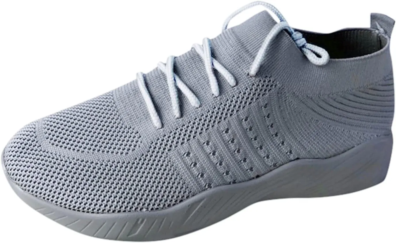 Platform Sneakers for Women 6 Wide Womens Non Slip Black Work Shoes Wide Width Low Heel Slip On Shoes for Women Womens Black Sneakers Size 10 Wide Pull On Sneakers Womens Platform