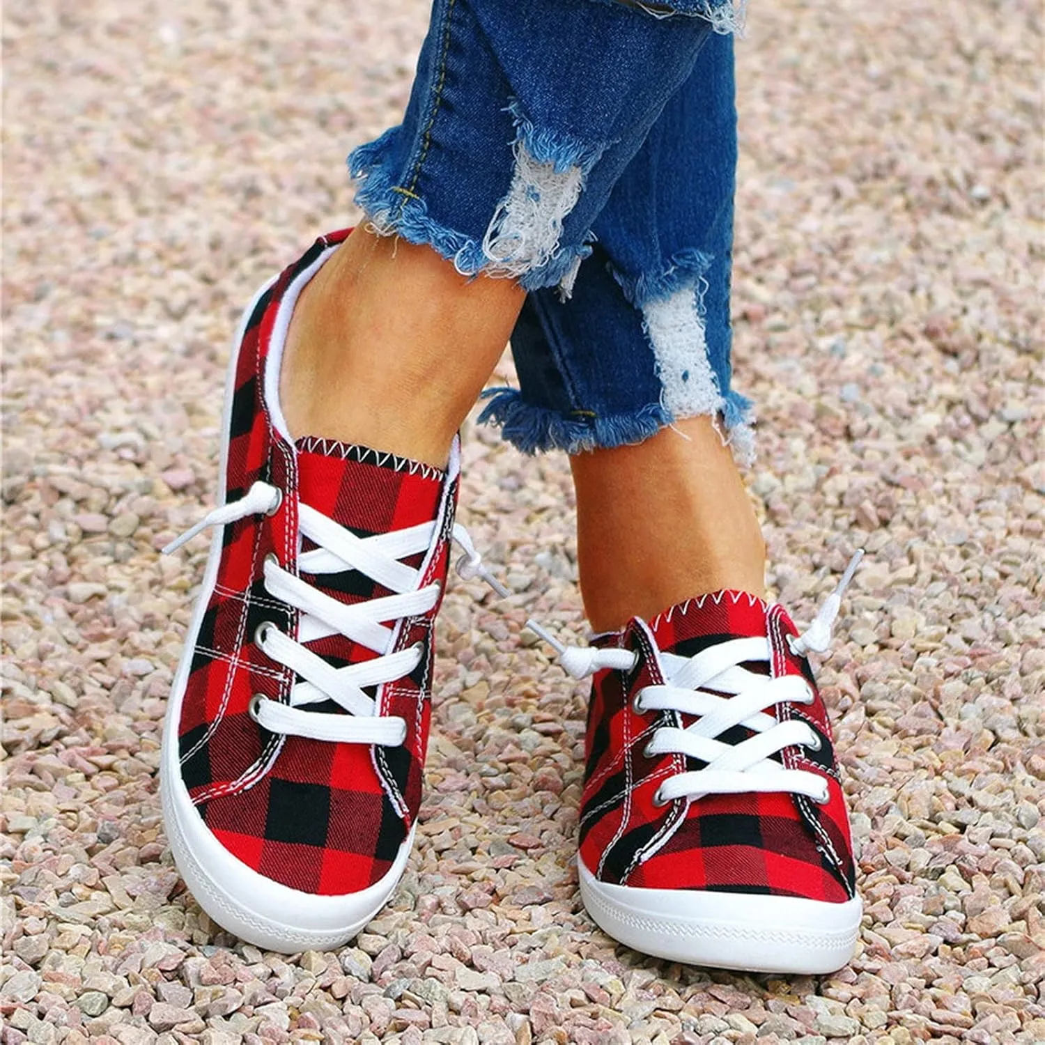 Platform Sneakers for Women Wide Width Zapatos para Mujeres Slip On Tennis Shoes for Women Business Casual Sneakers Women Arch Support Non Slip Shoes for Women