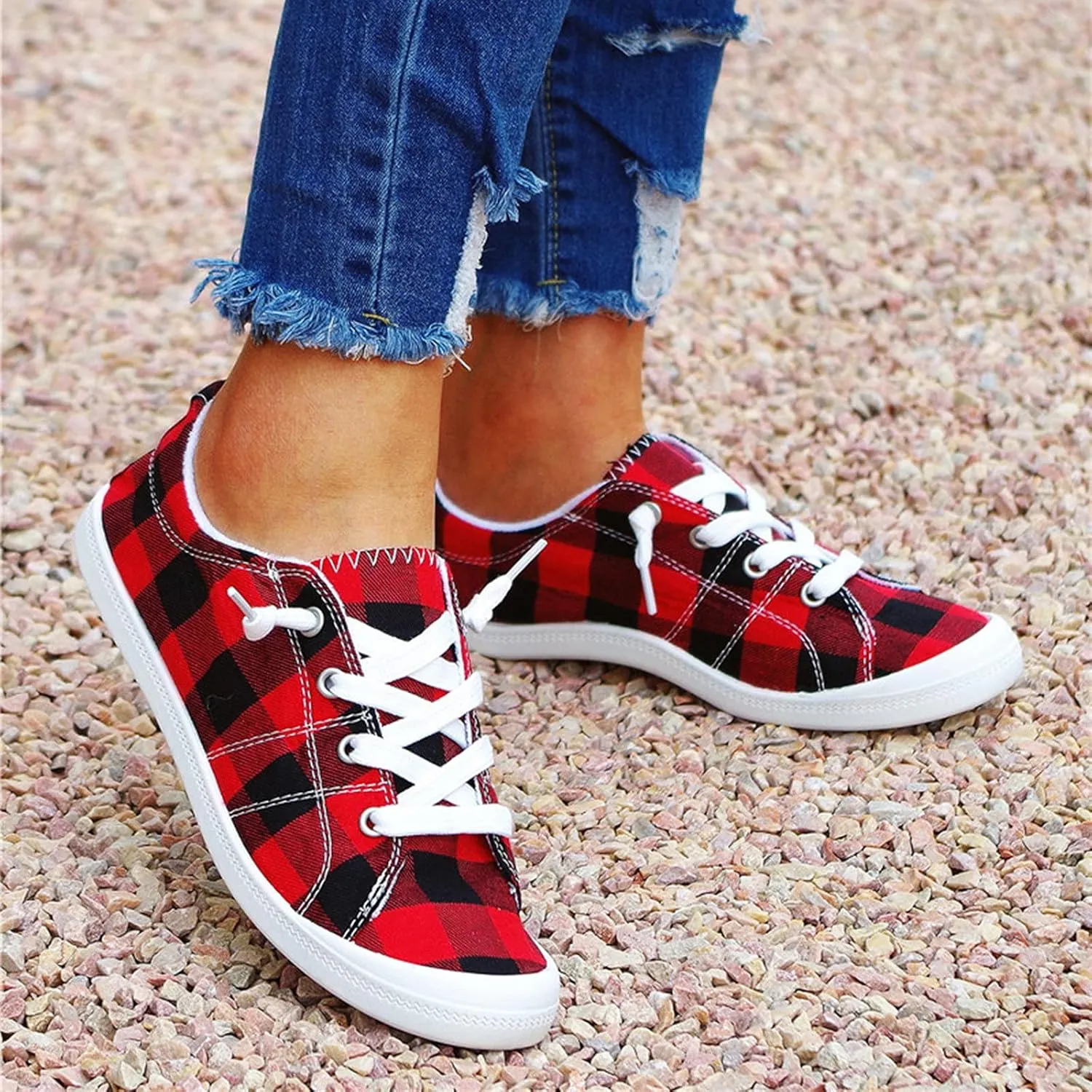 Platform Sneakers for Women Wide Width Zapatos para Mujeres Slip On Tennis Shoes for Women Business Casual Sneakers Women Arch Support Non Slip Shoes for Women