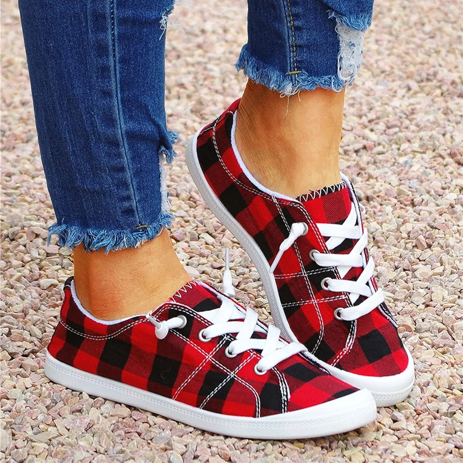 Platform Sneakers for Women Wide Width Zapatos para Mujeres Slip On Tennis Shoes for Women Business Casual Sneakers Women Arch Support Non Slip Shoes for Women