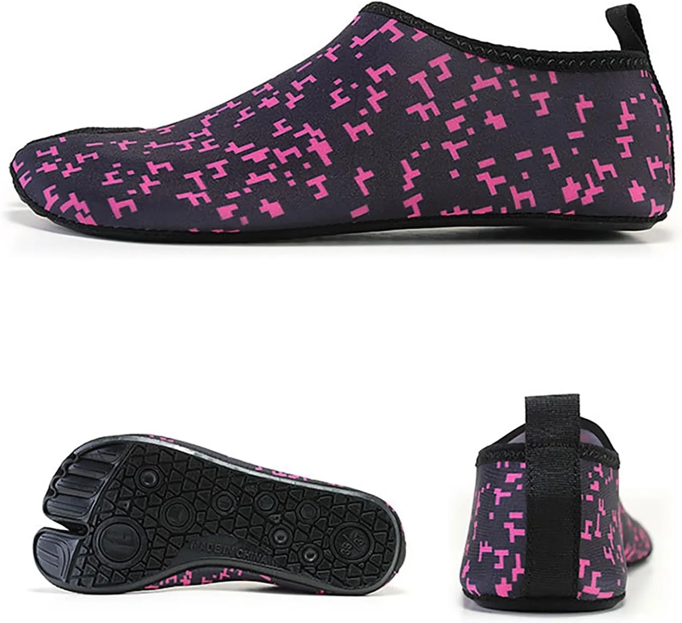 Quick Dry Aqua Water Shoes for Men Women Barefoot Swim Beach Pool Surf Hiking Kayaking Diving Yoga Sports Lightweight Breathable Socks