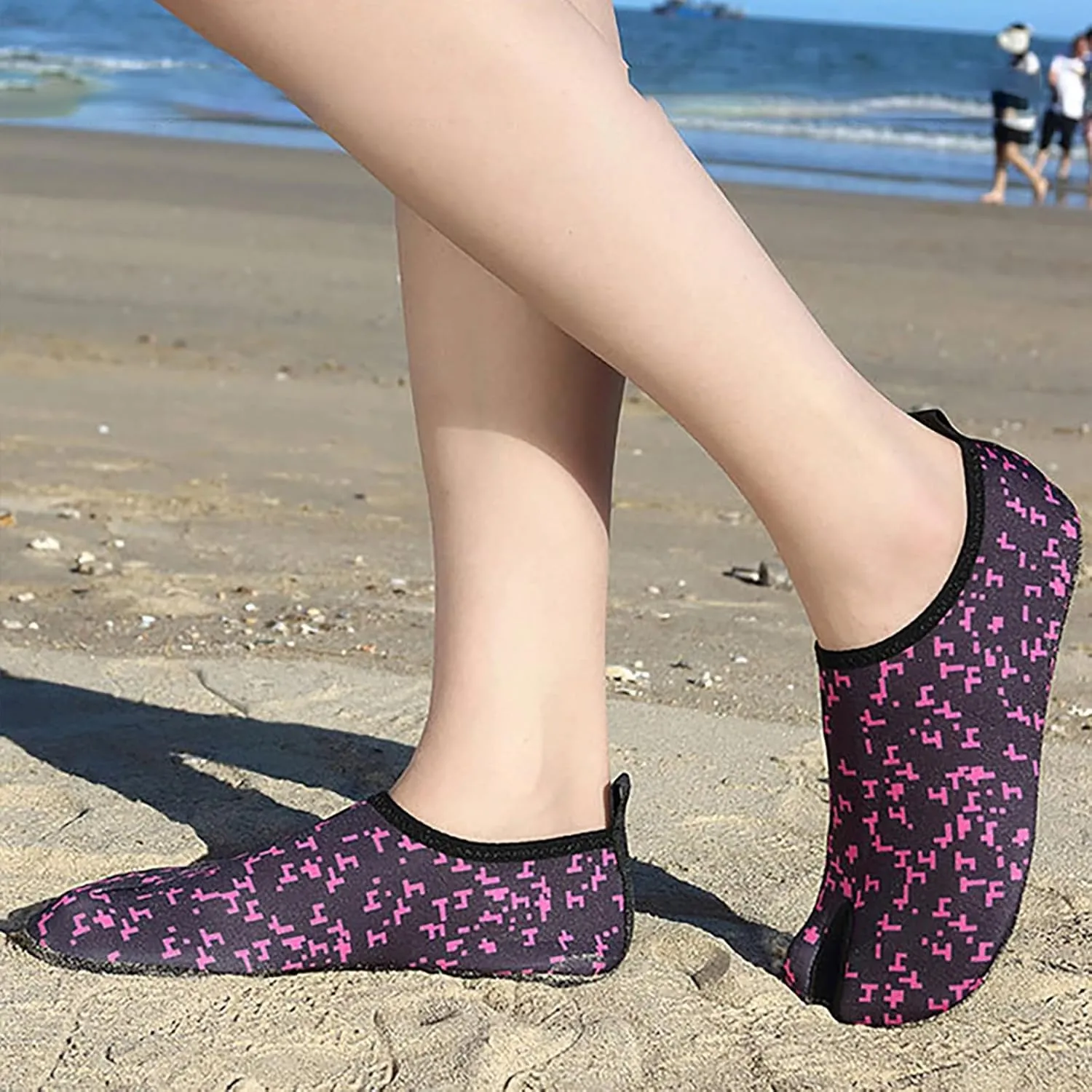 Quick Dry Aqua Water Shoes for Men Women Barefoot Swim Beach Pool Surf Hiking Kayaking Diving Yoga Sports Lightweight Breathable Socks