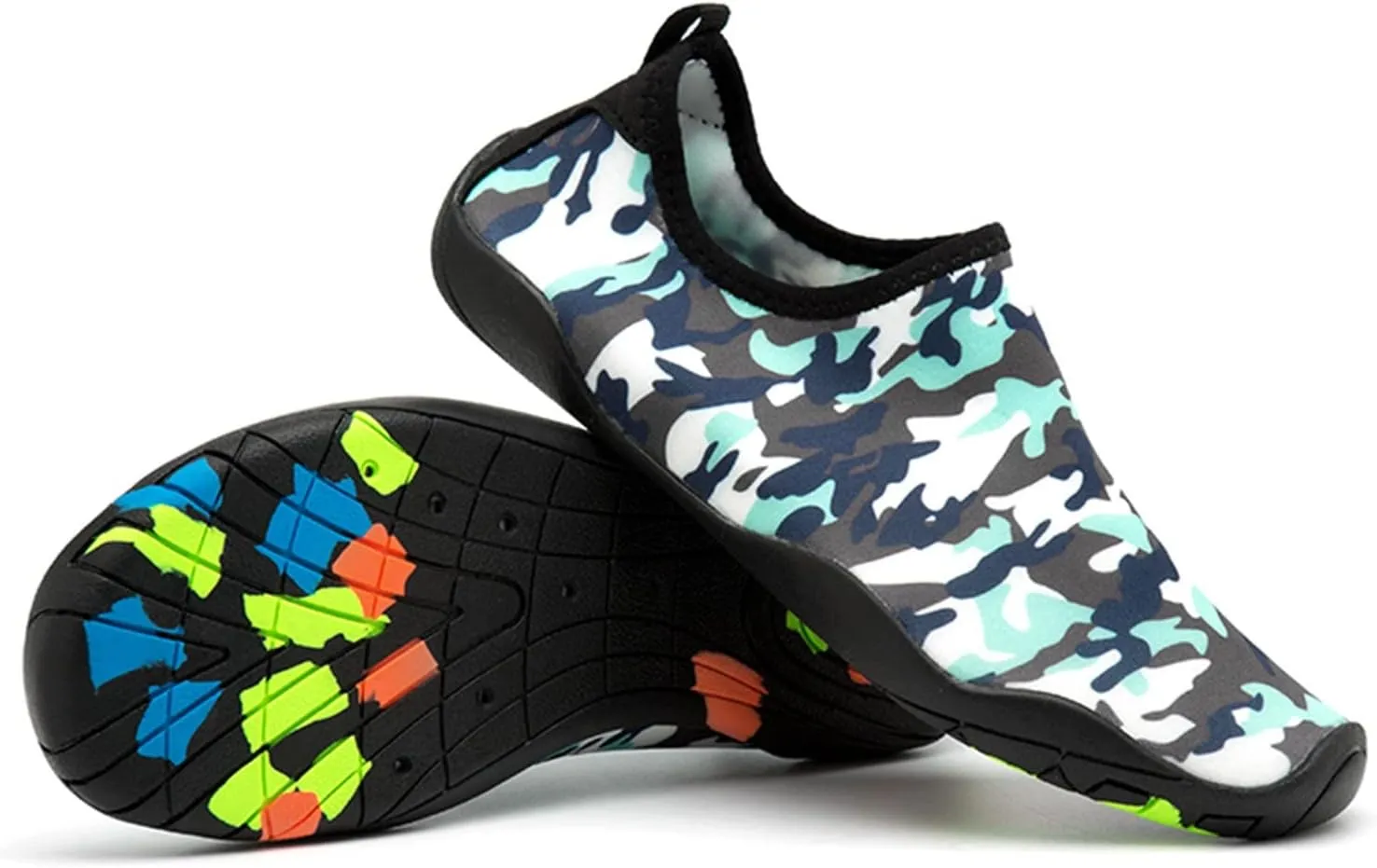 Quick Dry Barefoot Water Shoes Womens Mens Aqua Swim Beach Pool Shoes Lightweight Outdoor Sports Hiking Surf Yoga Exercise Footwear