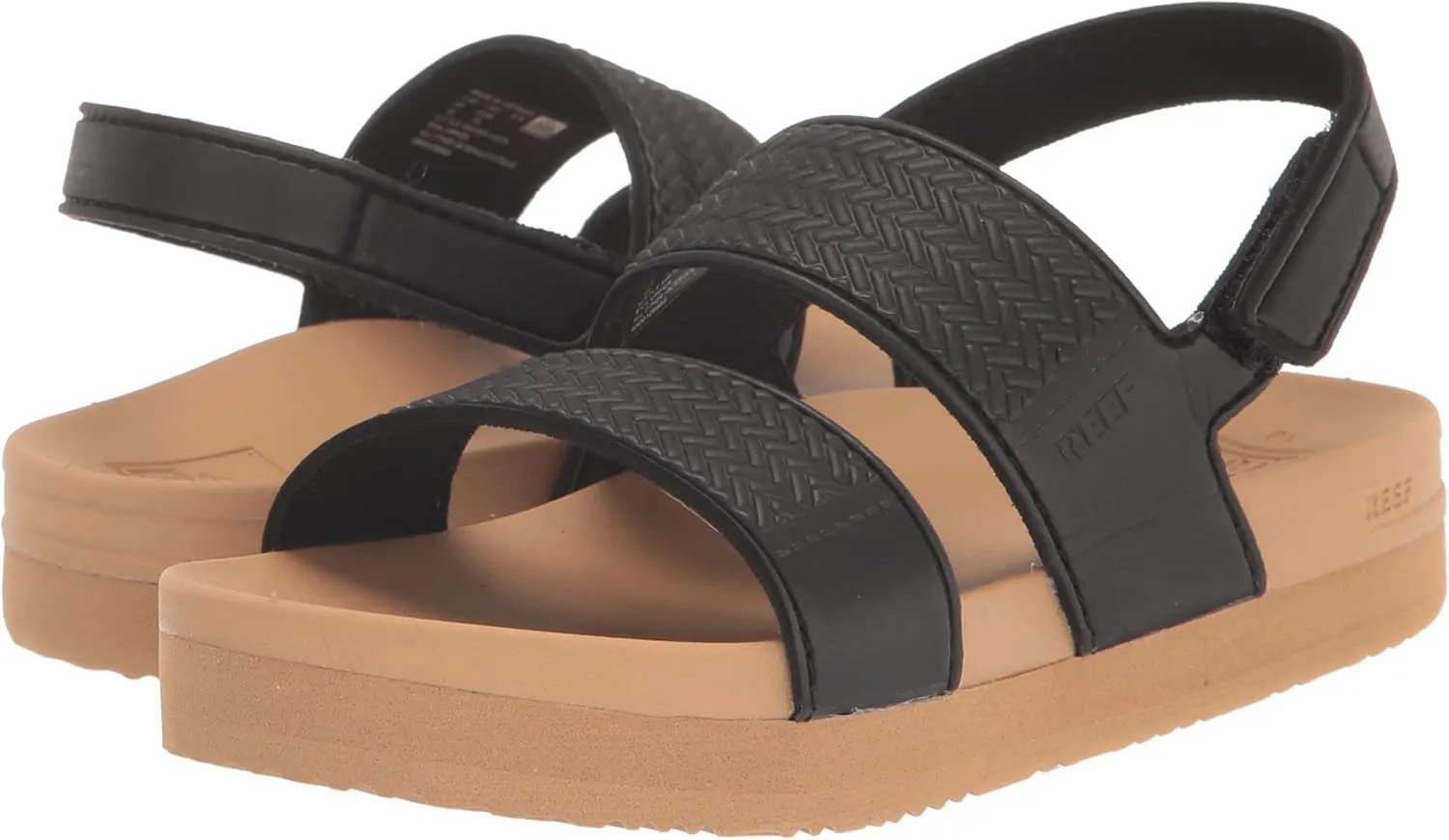 REEF Toddler/Little Kid Water Vista Platform Sandal, Water Friendly, Adjustable Velcro Strap