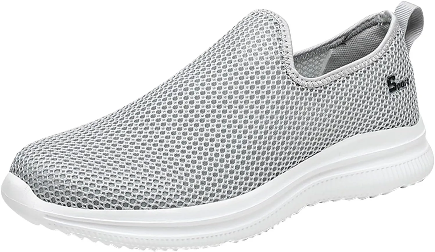 Running Shoes for Men Mesh Ladies Casual Shoes Platform Sneakers Men's KnitFlex Breeze Mesh Sneakers Oxfords Lace White Tennis Shoe Loafers Shoe