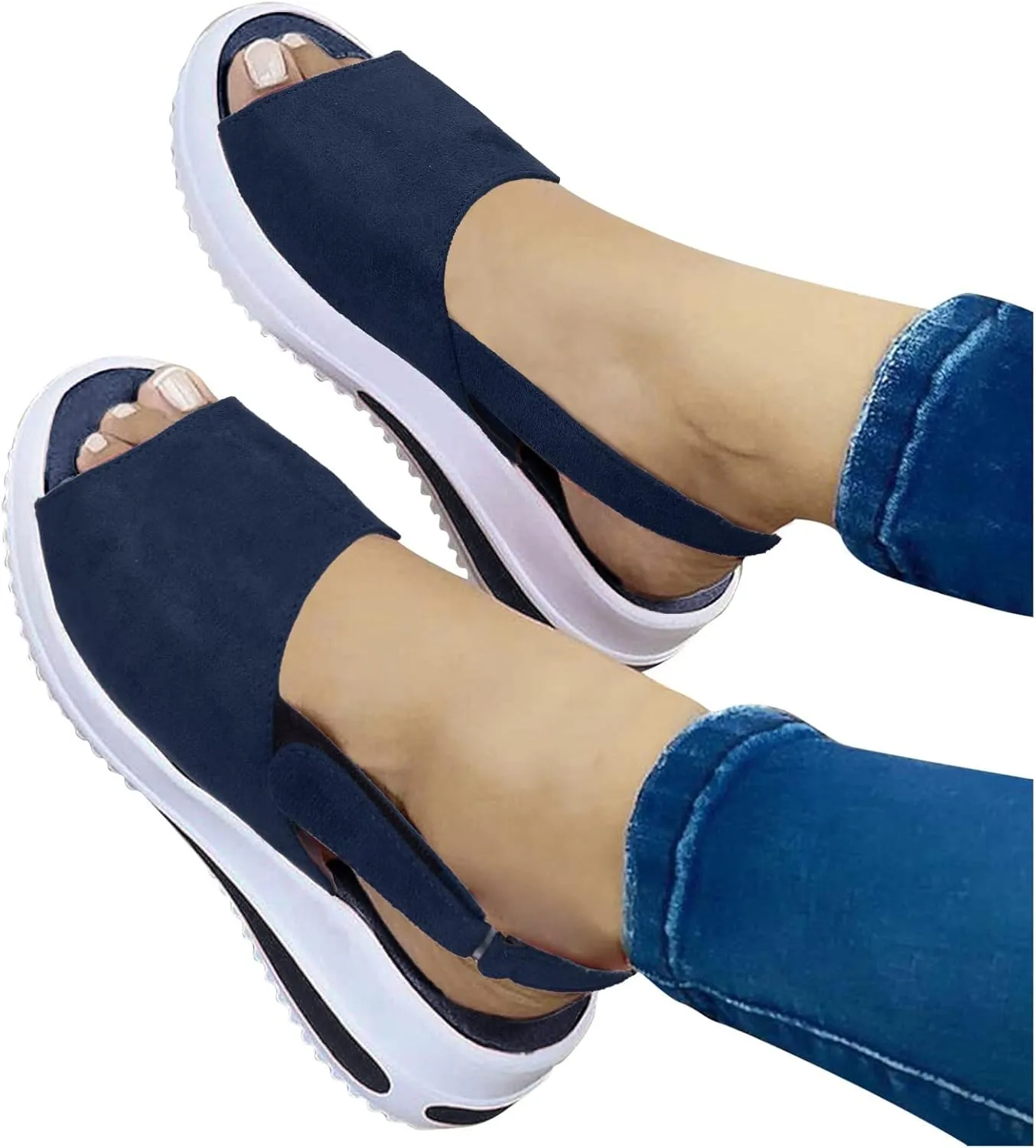 SBGMoSJ White Chunky Platform Sneakers for Women Mule Shoes for Women Slip On Heels Black Leather Nurse Shoes for Women High Top Sneakers for Women Wide Width Tennis Shoes for Women 2023