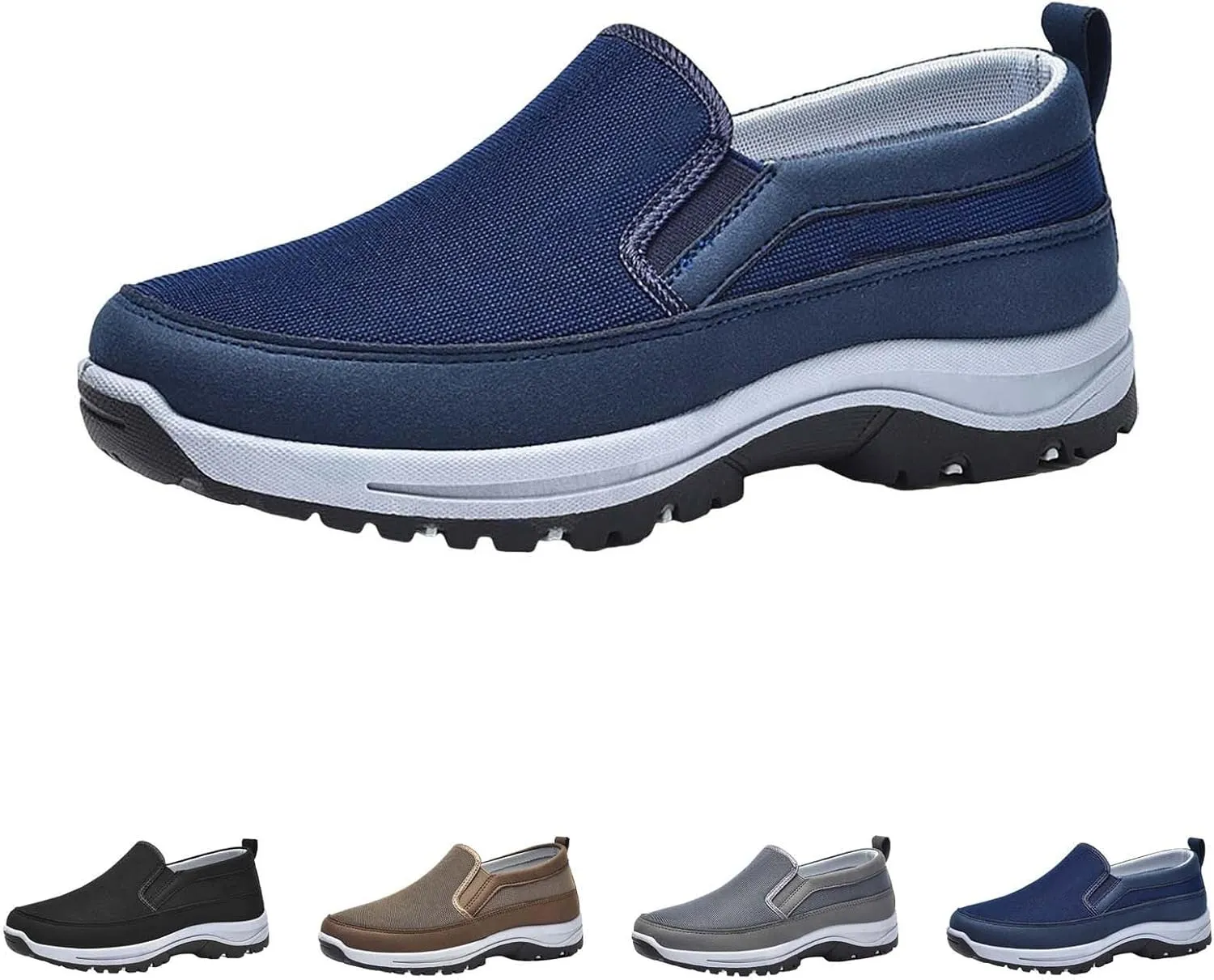 Slip On Shoes Women Sneakers for Women Clearance Women Loafers Closed Back Lightweight Breathable Women's Christmas Shoes Women's Wide Loafers